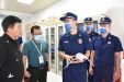 右江区红城消防救援站到我院开展消防安全督导检查