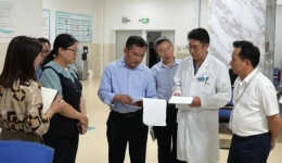 百色市卫生健康委检查组到我院检查安全生产工作