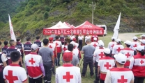 我院和市红十字救援队联合开展应急救援大练兵
