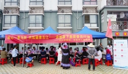 我院到汪甸瑶族乡开展“医心一意为民 共筑健康右江——送健康下基层 委员行动”系列活动