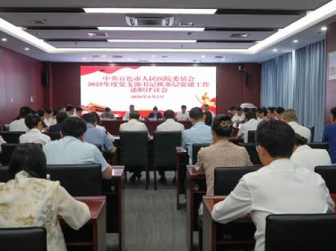 我院召开2025年度党支部书记抓基层党建工作述职评议会